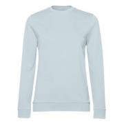 B and C Dames frans terry sweatshirt met inzetstuk