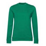 B and C Dames frans terry sweatshirt met inzetstuk