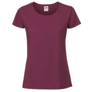 Fruit of the Loom Dames iconic 195 premium ringspun katoenen t-shirt