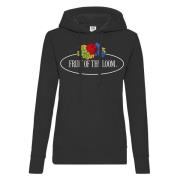 Fruit of the Loom Dames vintage logo bedrukte hoodie