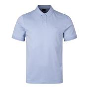 Hugo Boss Poloshirt pe interlock open blue