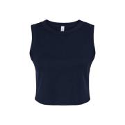 Bella + Canvas Dames muscle micro-rib cropped tank top