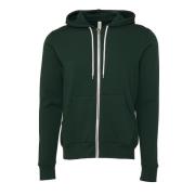 Bella + Canvas Unisex volwassen polycotton full zip hoodie