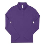 B and C Dames my polo 180 katoenen shirt met lange mouwen