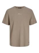 Jack & Jones Jprblafranco ss tee crew neck ln licht