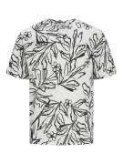 Jack & Jones Jorlafayette aop tee ss crew neck l ecru dessin