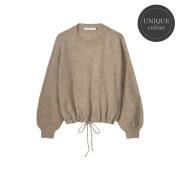 Summum 7s5889-7975 703 puff sleeve sweater wool elastane blend knit kh...