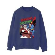 DC Comics Heren superman santa comic sweatshirt