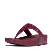 FitFlop Lulu crystal-mix toe-post sandals