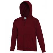 Awdis Kinder/kids hoodie met rits