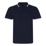 Awdis Heren gestipt stretch poloshirt