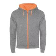 Roly Unisex fuji heather sweat jacket voor volwassenen