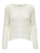 Jacqueline de Yong sun lay l/s boatneck pullov. knt 15287384 eggnog