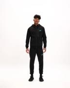 Malelions Sport counter hooded vest black/turquois ms1-ss25-19-924