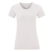 Fruit of the Loom Dames iconic effen t-shirt