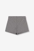 Alix The Label Woven boucle short dessin