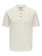 Only & Sons Onsmoon reg 12 ss polo knit