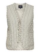 Only Onlsmilla quilted stripe waistcoat