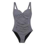 Regatta Dames stripe seersucker tummy control one piece zwempak