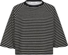 Co'Couture Erincc stripe tee black-white