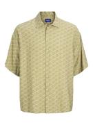 Jack & Jones jormarshall islington aop shirt ss 12271103 cedar