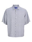 Jack & Jones jormarshall islington aop shirt ss 12271103 ocean cavern