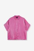 Alix The Label Shine boxy blouse pink