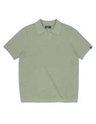 Butcher of Blue Boucle knit polo polos m2516018
