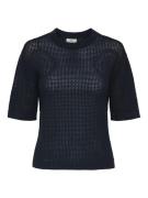 Jacqueline de Yong tikka 2/4 o-neck pullover knt 15346446 total eclips...