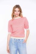 Geisha Pullover stripes short sleeves dessin