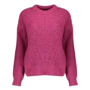 Geisha 44591-43 449 pullover ajour lurex cyclame/purple lurex