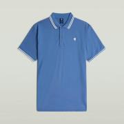 G-Star dunda slim stripe polo d17127-5864 g989 dutch blue