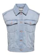 Only onlrobyn s/l dnm vest pim oy 15344601 light blue denim