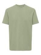 Only & Sons onskian life reg seersucker ss tee 22028692 seagrass