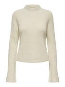 Jacqueline de Yong Jdyjusty tine ls hn slit pull knt ecru