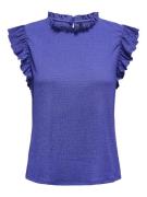 Only onlfallon s/s frilltop cs jrs 15348025 clematis