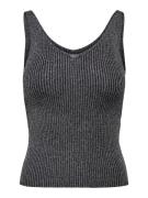 Jacqueline de Yong Jdybodilla lurex sl top knt antraciet