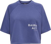 Only Onlcora s/s print o-neck ub swt skipper blue/bairr