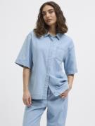 Jack & Jones Jxsura ss linen blend denim shirt d