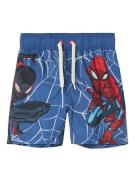 Name It Jongens lange zwemshorts nmmmave spiderman blauw