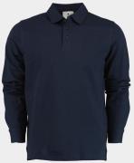Bos Bright Blue Polo lange mouw polo lm 2602425/220 navy