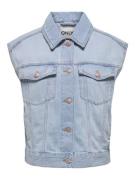 Only Onlrobyn sl dnm vest pim oy blue denim