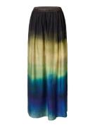 Selected Femme slfvilmi hw aop maxi slit skirt b 16097918 chestnut