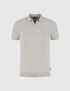Saint Steve Sean cement  heren gebreide polo -  saint st