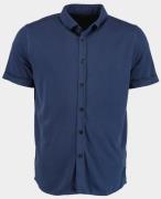Bos Bright Blue Casual hemd korte mouw easy care kwaliteit 3507/navy