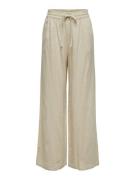 Jacqueline de Yong Jdysay linen hw wide pant wvn noos zand