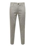 Only & Sons Onsmark slim check 020919 pant noos zand dessin
