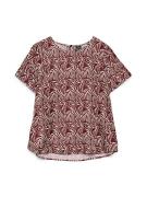 Vero Moda vmvina ss o-neck top wvn ga 10336804 syrah graphic
