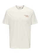 Only & Sons onschris life reg ss tee 22034333 cloud dancer