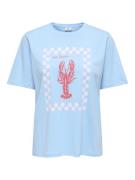 Jacqueline de Yong Jdytinne ss summer print t-shirt jrs licht